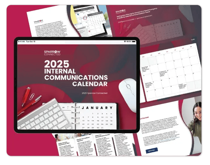 2025 Internal Communications Calendar